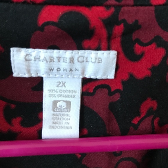 Black and Red patterned Blazer - Picture 3 of 4